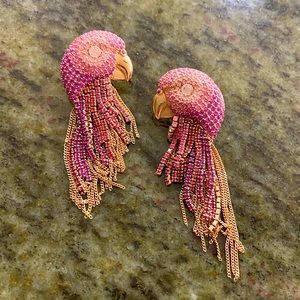 Kate Spade, Tropical Paradise Parrot Fringe